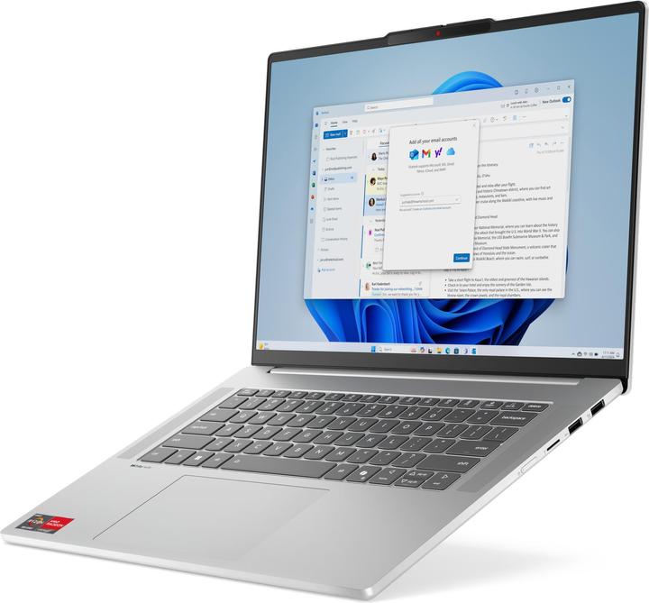 Actual product image Lenovo IdeaPad Slim 5 (15.10", AMD Ryzen 7 7735HS, 32 GB, 1000 GB, DE)