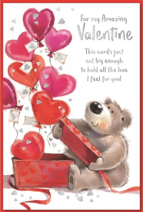 Produktbild Simon Elvin Grusskarte For My Amazing Valentinstag 6erPack Karton (6 Stk.)