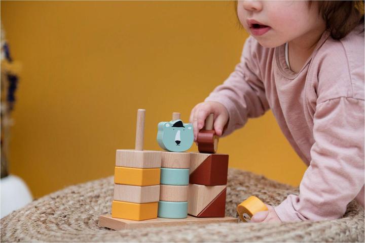 Produktbild Trixie Baby Holz Stapelspiel mit Tieren