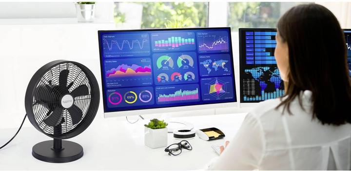 Image du produit Sygonix Tischventilator 35 W Schwarz (56 dB)