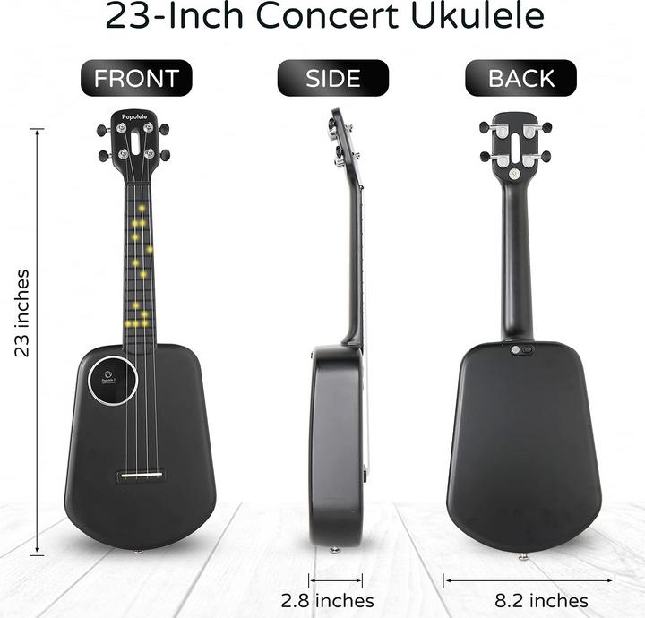 Actual product image Xiaomi Populele 2 Ukulele Black (Acoustic)