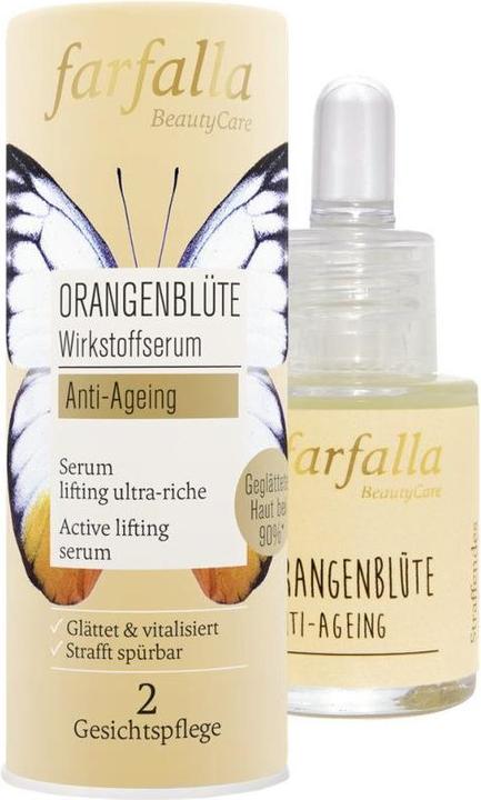 Actual product image Farfalla ORANGE FLOWER Anti-Aging Firming Active Serum (15 ml)