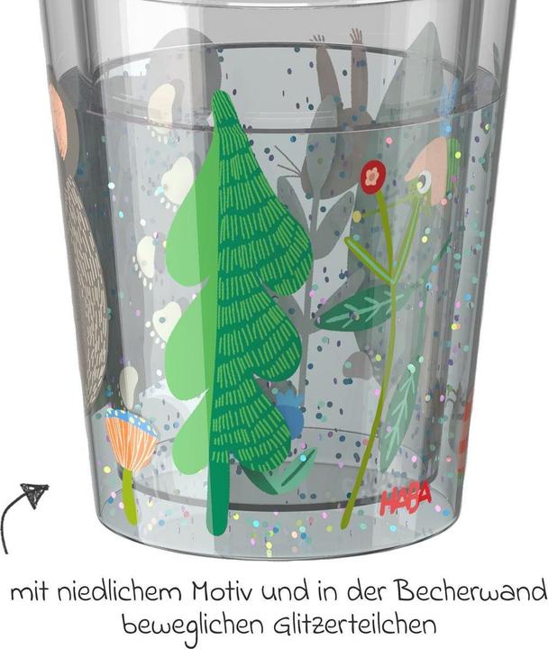 Actual product image Haba Glitzerbecher Wald