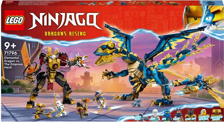 Actual product image LEGO Imperial Mech Duel against the Elemental Dragon (71796, LEGO Ninjago)