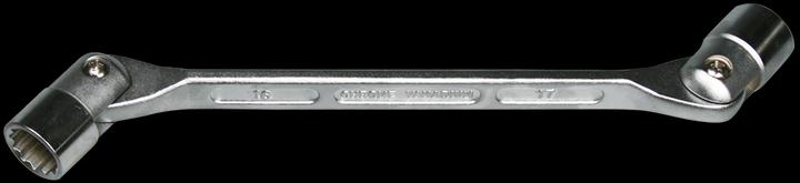 Produktbild SW-Stahl 00946SB Doppelgelenk- schlüssel 18 x 19 mm