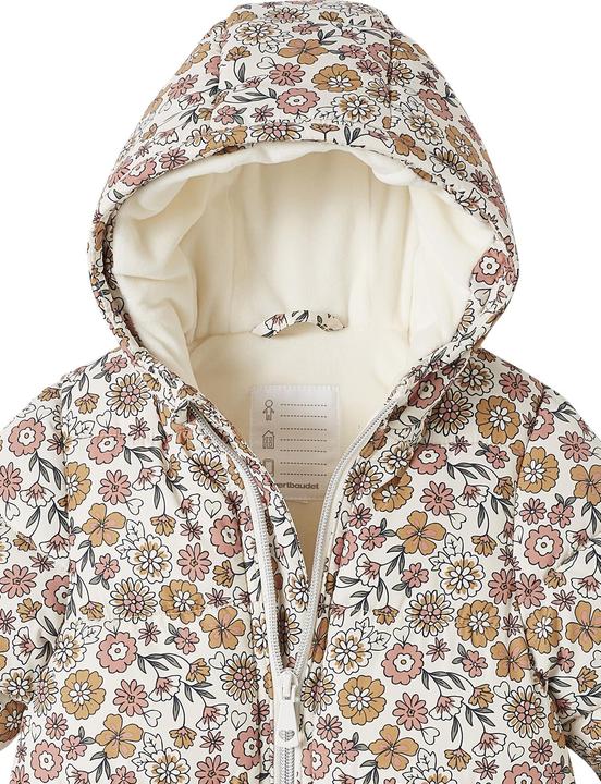 Image du produit Vertbaudet Combinaison d'hiver bébé doublée polaire à fleurs (86)