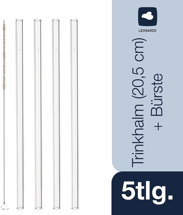 Produktbild Leonardo Glastrinkhalme Ciao (4 x)