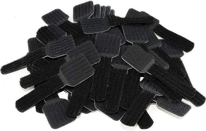 Produktbild Label-the-cable Klettkabelhalter selbstklebende (Kunststoffkabelbinder, 90 mm, 50 Stk.)