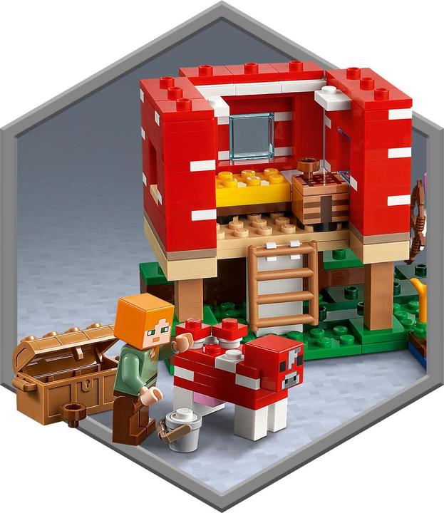 Produktbild LEGO Das Pilzhaus (21179, LEGO Minecraft)