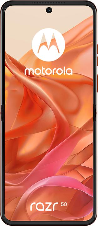Produktbild Motorola Razr 50 (256 GB, Spritzige Orange, 3.60", SIM + eSIM, 50 Mpx, 5G)