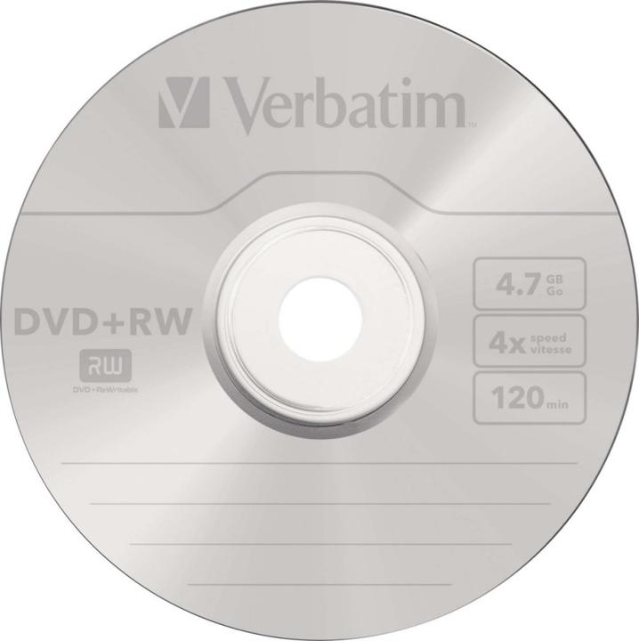 Actual product image Verbatim Dvd+Rw (10 x)