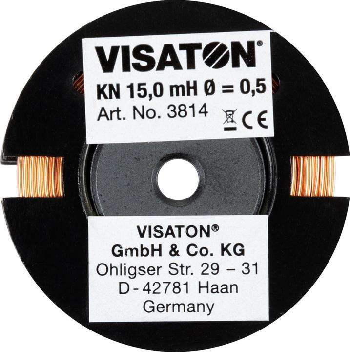 Actual product image Visaton KN coil 15 mH