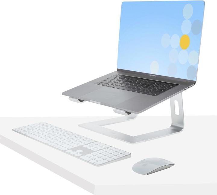 Image du produit StarTech com LAPTOP-STAND-SILVER, Supports de Notebook, Argent, 43,2 cm (17"), Aluminium, 5...