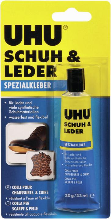 UHU Colle pour cuir et chaussures (30 g, 30 ml)