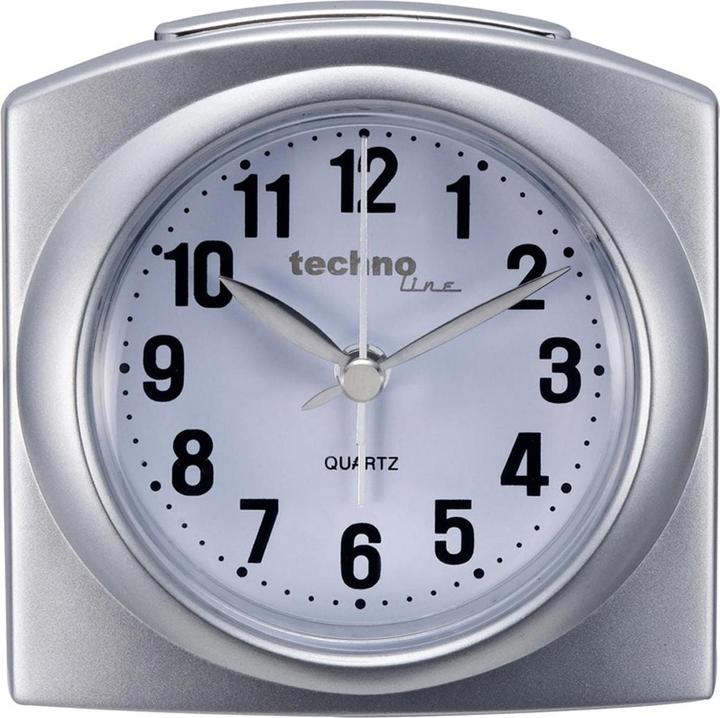 Actual product image Technoline Classic Alarm Clock Model L Silver
