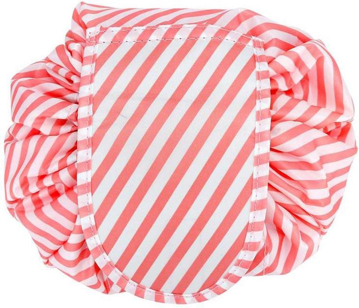 Intirilife Kosmetiktasche in ROSA GESTREIFT