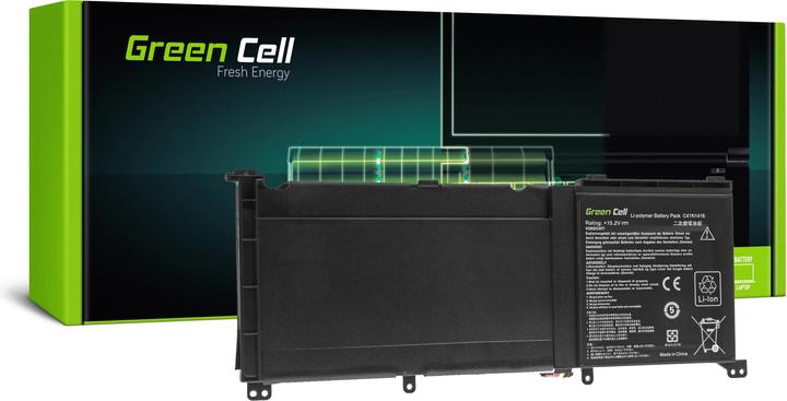 Image du produit GreenCell Batterie d'ordinateur portable C41N1416 Batterie pour Asus G501J UX501 - 15.2V - 3950mAh (3 cellules, 3950 mAh)