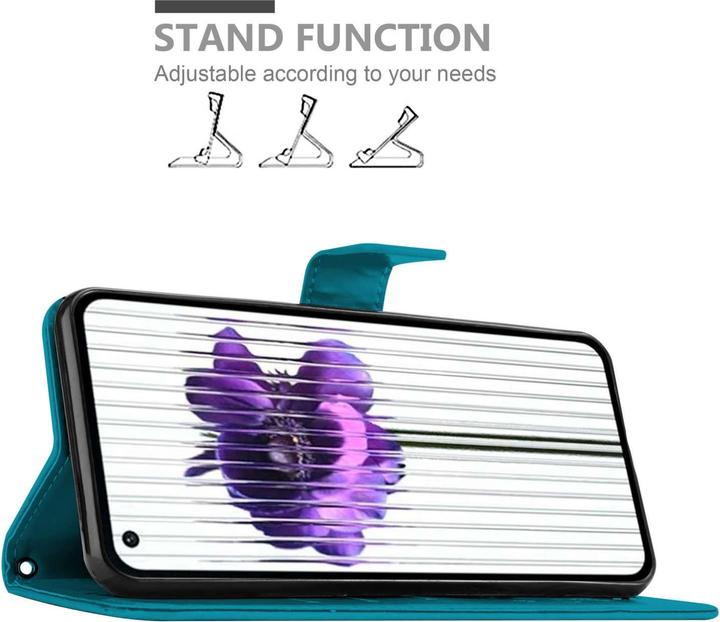 Actual product image Cadorabo Case for Motorola MOTO G42 Flower Book (Motorola Moto G42)