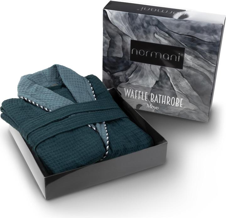 Produktbild Normani Herren Bademantel Waffelpique Moyo - 9129 (6XL, 7XL)