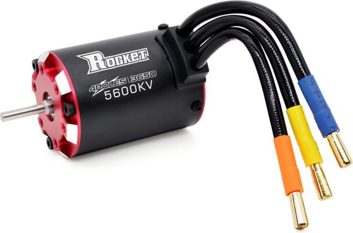 Actual product image Surpass Hobby Rocket V2 supersonic 3650 brushless motor 5600KV with 60A ESC combo