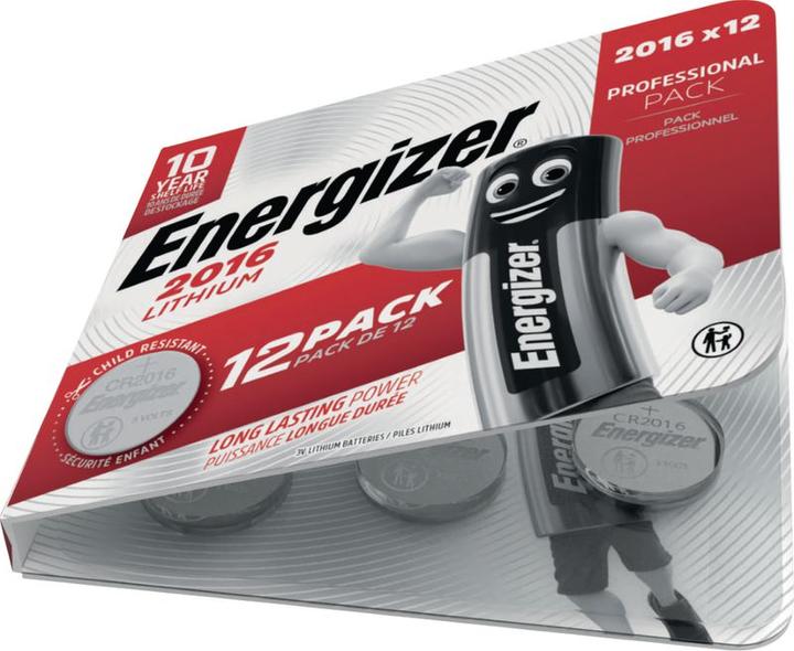 Produktbild Energizer Lithium (12 Stk., CR2016, 90 mAh)