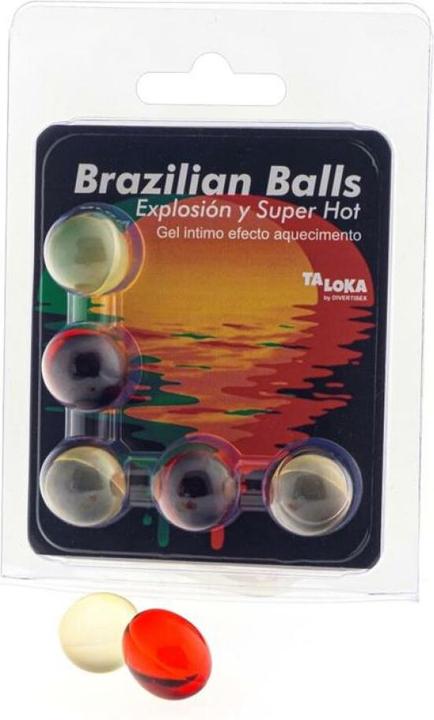 Image du produit Taloka 5 Billes Brésiliennes Super Hot Effect Gel Excitant