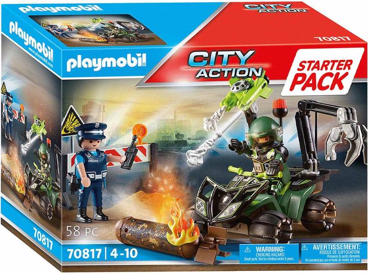Produktbild Playmobil Starter Pack Polizei: Gefahrentraining (70817, Playmobil City Action)