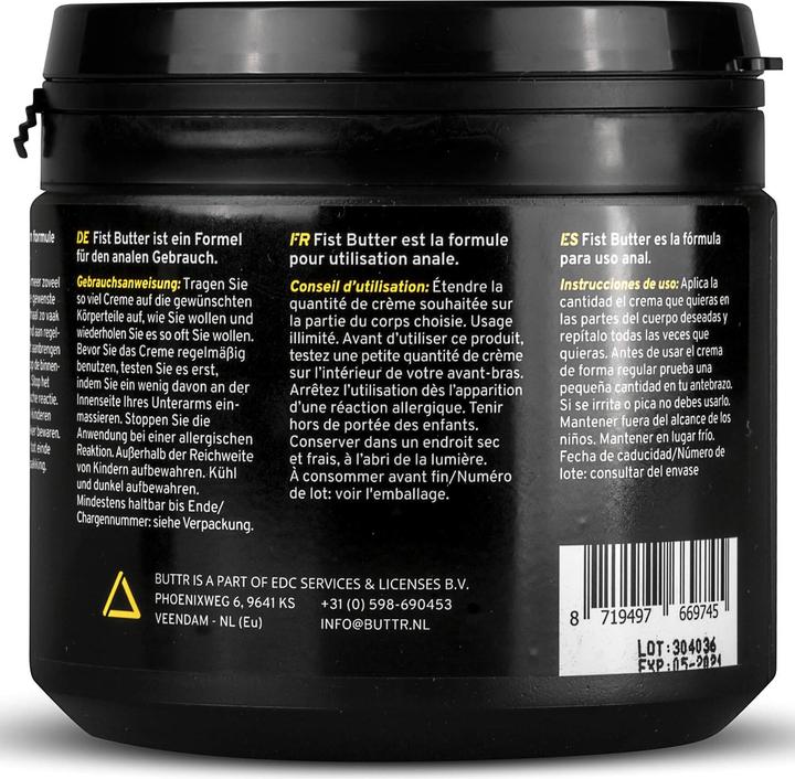 Immagine prodotto Buttr Burro per il pugno (500 ml)