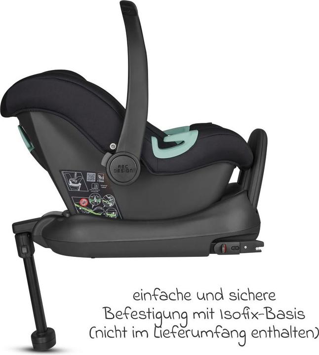 Actual product image ABC Design ABC Tulip baby car seat i-Size / 0 to approx. 13 kg (Baby car seat, ECE R129/i-Size Standard)