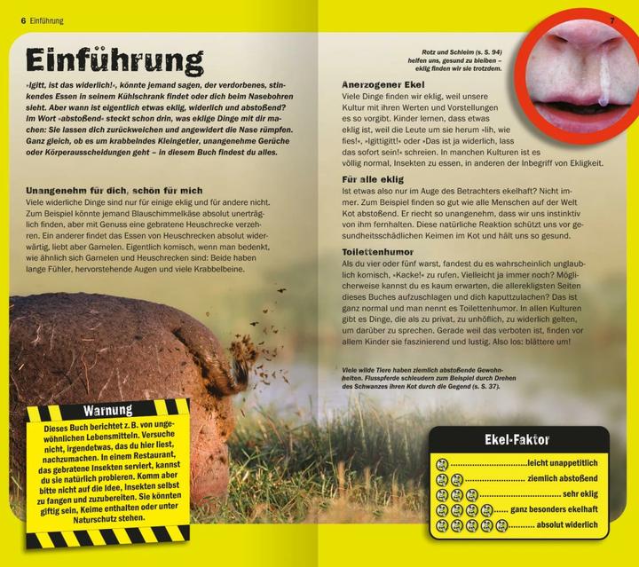 Produktbild Die 100 ekligsten Dinge der Welt (Deutsch, Anna Claybourne, 2024)