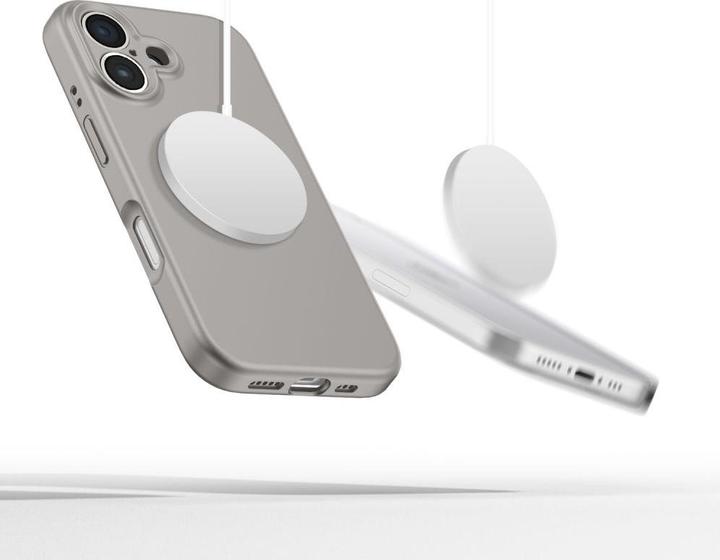 Produktbild Tech-Protect Liquid Silicone MagSafe iPhone 16 Case - Gray (Apple iPhone 16)