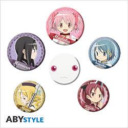 Produktbild ABYstyle Puella Madoka Magica Pin Spilla Badge: Main Characters 3cm