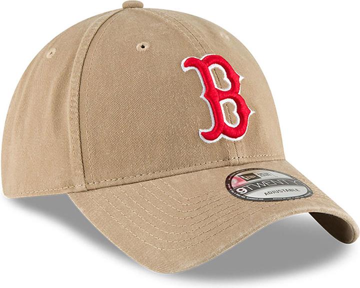 New Era 9Twenty Strapback Cap - Boston Red Sox Khaki (One Size)