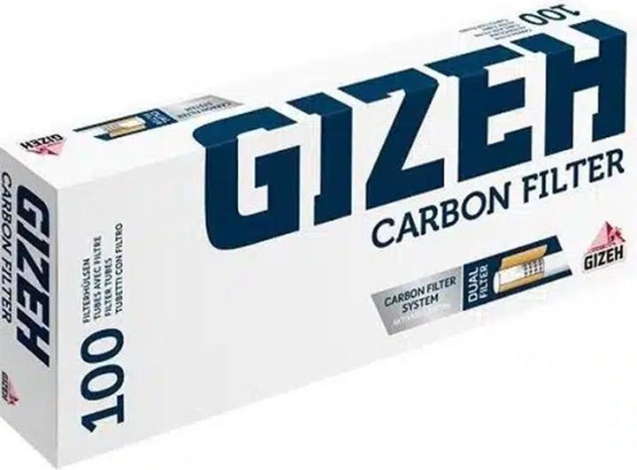 Actual product image Carbon filter cigarette tubes 100 pcs