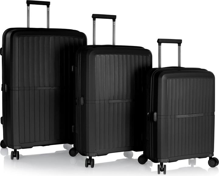 Heys AirLite 4 Rollen Kofferset 3-teilig mit Dehnfalte (223 l, XL (ab 115l))