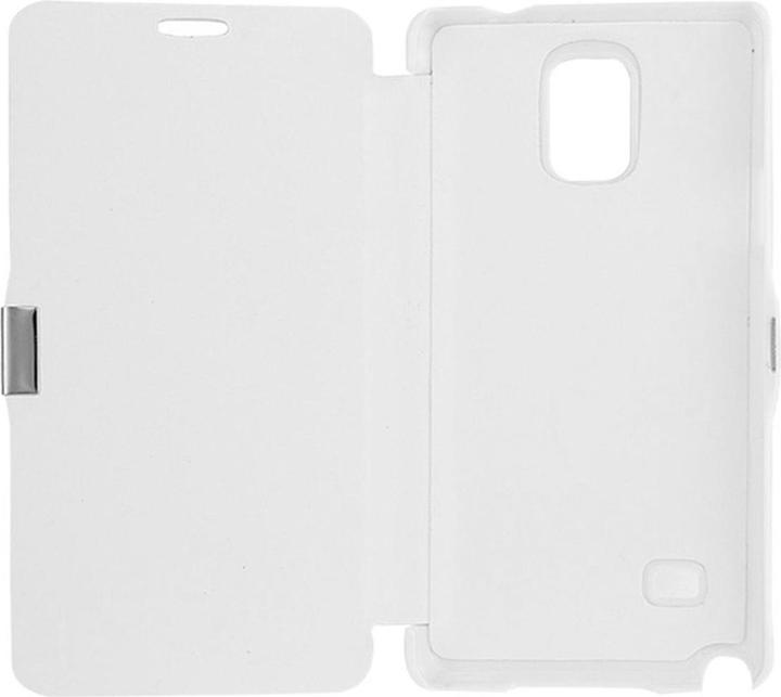 Produktbild König Design Handyhülle Tasche für Samsung Galaxy Note 4 SM N910 Weiss gebürstet (Samsung Galaxy Note 4)