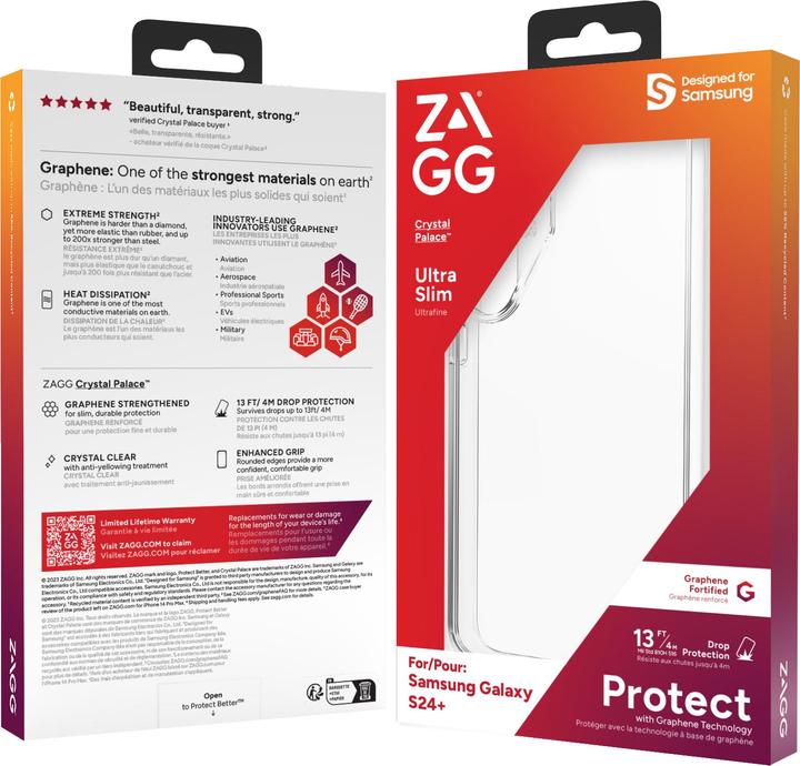 Produktbild Zagg Crystal Palace Gal + (Samsung Galaxy S24+)