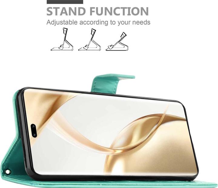 Actual product image Cadorabo Case for Honor 200 Pro Flower Book (Honor 200 Pro)