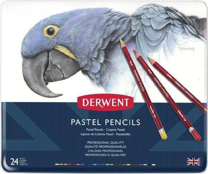 Produktbild Derwent Pastellstifte (Mehrfarbig, 24 x)