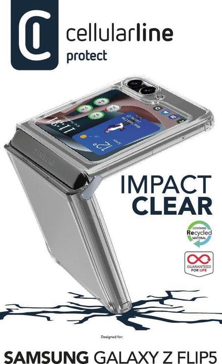 Immagine prodotto Cellularline Impact Clear Case (Samsung Galaxy Z Flip5)