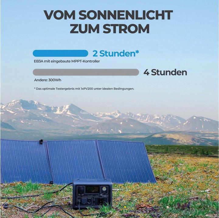 Image du produit Bluetti EB3A (268 Wh, 4.60 kg)