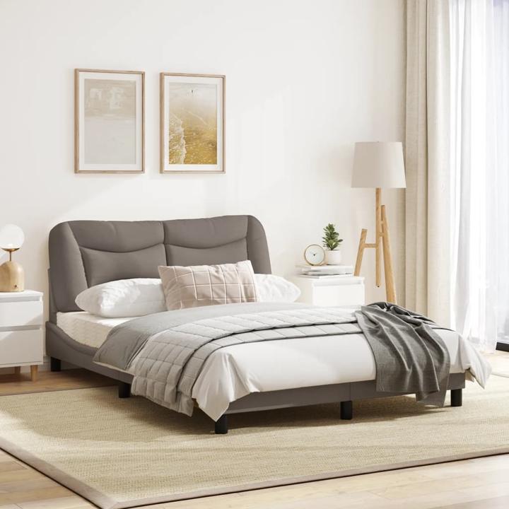 Actual product image VidaXL Bed frame with LED fabric (120 x 200 cm)