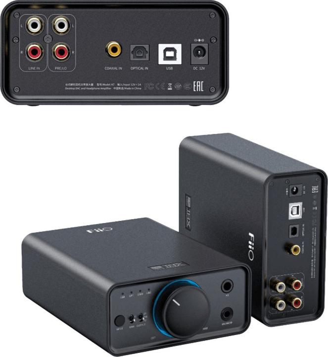 Actual product image FiiO K7 (USB-DAC, gain switch)
