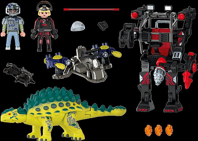 Image du produit Playmobil Saichania : Défense du coureur de combat (70626, Dinosaures Playmobil)