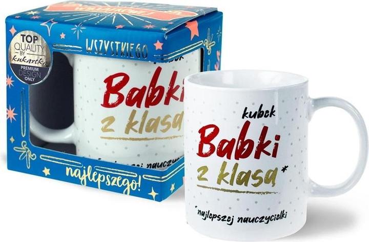 Produktbild Kukartka Premiumbecher Classy Lady (beste Lehrerin) (300 ml)