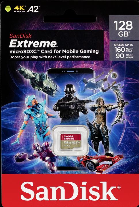 Immagine prodotto SanDisk Estremo (128 GB, microSDXC, U3, UHS-I)
