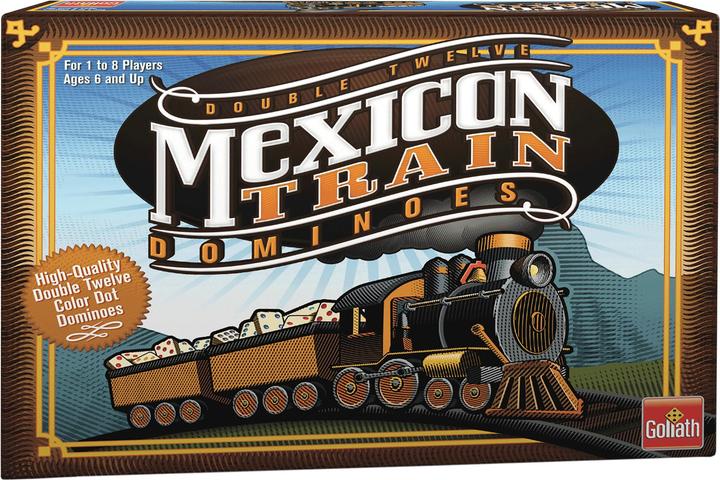 Actual product image Goliath Toys Mexican Train Domino Game (English)