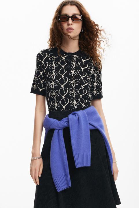 Image du produit Desigual polo coeurs lacroix (XS)