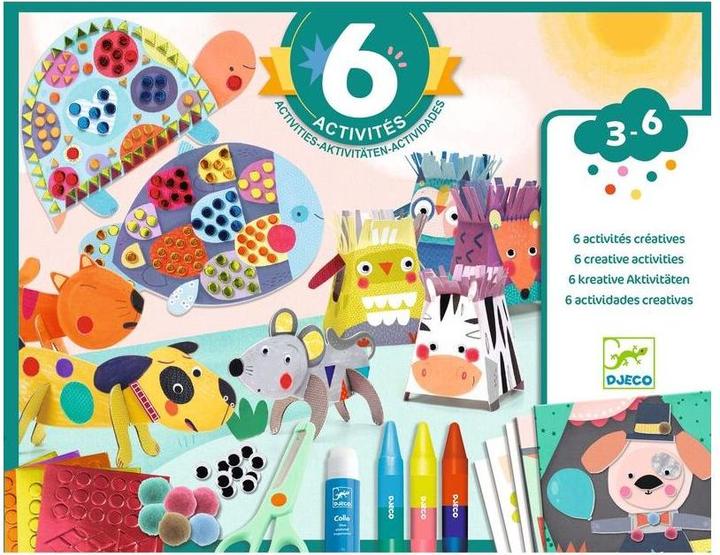 Produktbild Djeco Kreativset Tierhäuser