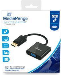 Image du produit MediaRange VGA femelle/DP mâle 32 AWG (VGA, 15 cm)